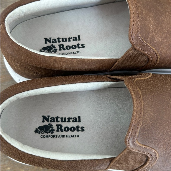 Roots Tan Leather Slip On Shoes Women’s Size 5.5 - Picture 10 of 16
